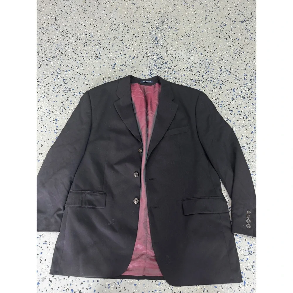 Ralph Lauren Dillard's Men's Wool Black Blazer Jacket Made in Canada‎ 42R